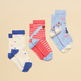 Joules Girls Neat Feet 3 Pack Socks