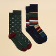 Joules Mens Kinsbury Two Pack Socks