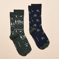 Joules Mens Kinsbury Two Pack Socks