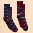 Joules Mens Kinsbury Two Pack Socks