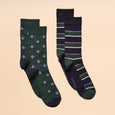 Joules Mens Kinsbury Two Pack Socks