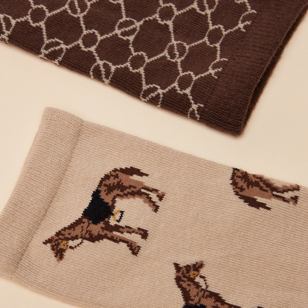 Joules Ladies Everyday 2 Pack Socks