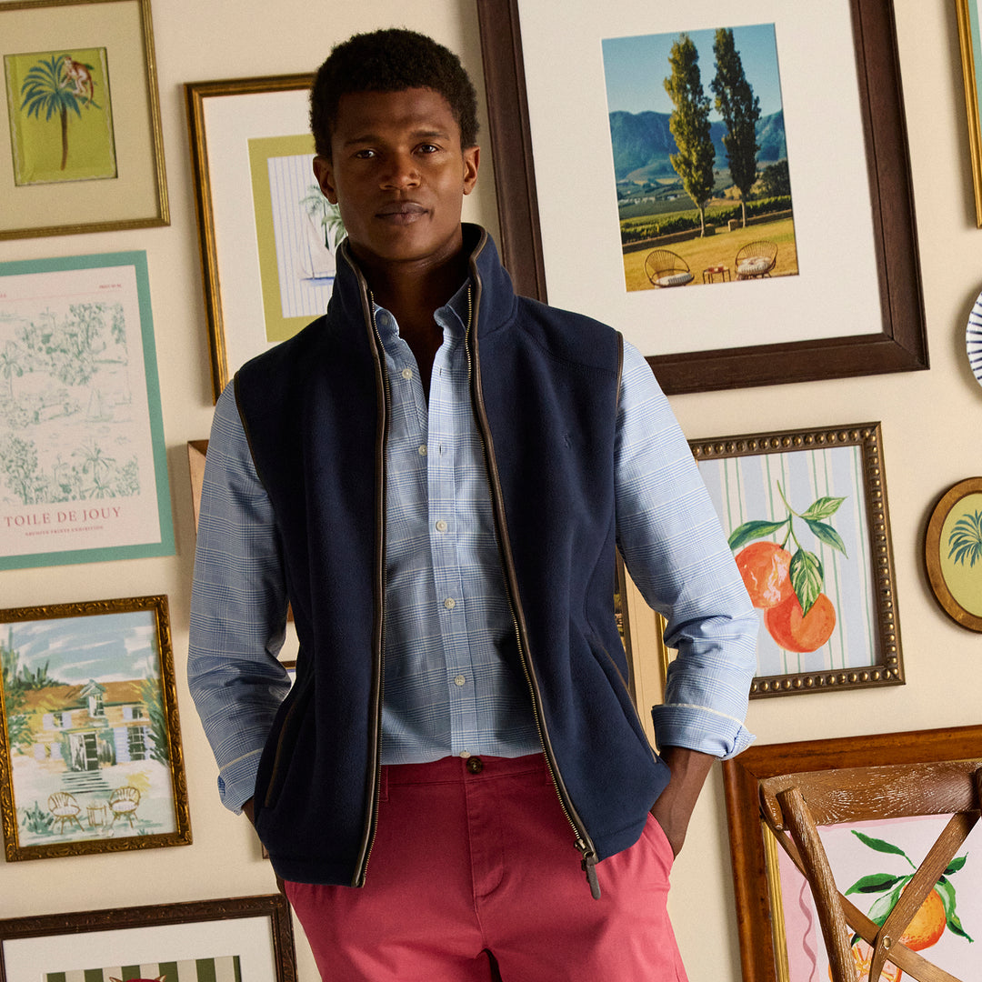 Joules Mens Heritage Fleece Gilet