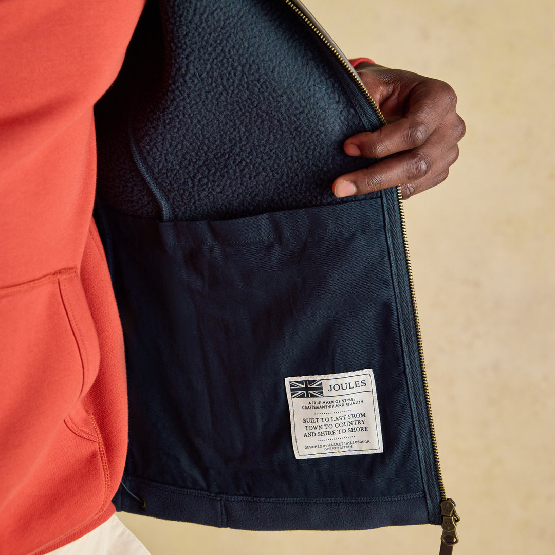 Joules Mens Heritage Fleece Gilet