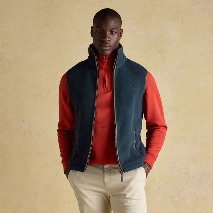 Joules Mens Heritage Fleece Gilet