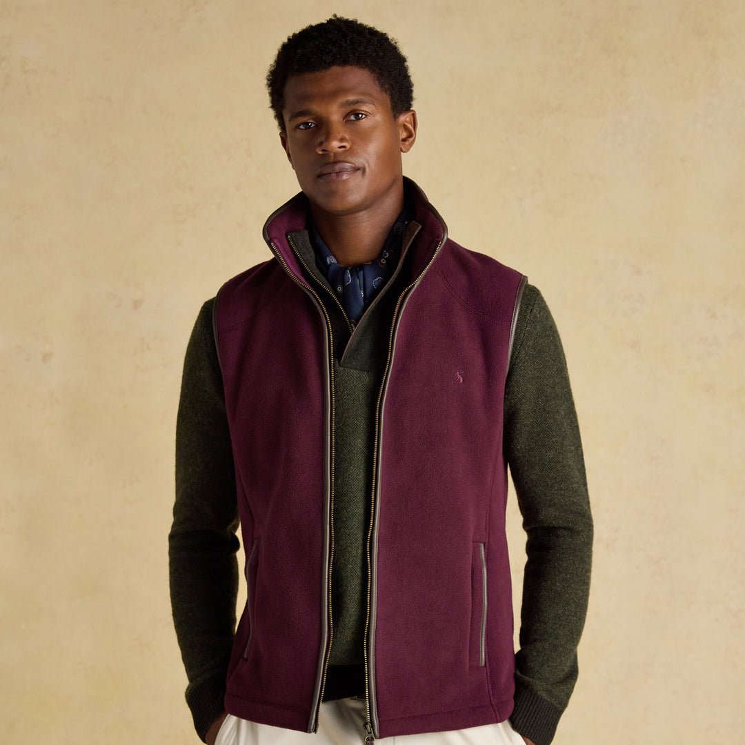 Joules Mens Heritage Fleece Gilet