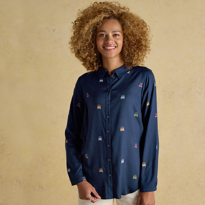 Joules Ladies Elvina 4x4 Print Shirt