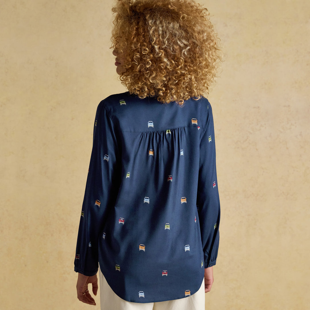 Joules Ladies Elvina 4x4 Print Shirt