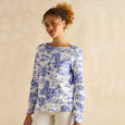 Joules Ladies Printed Harbour Top