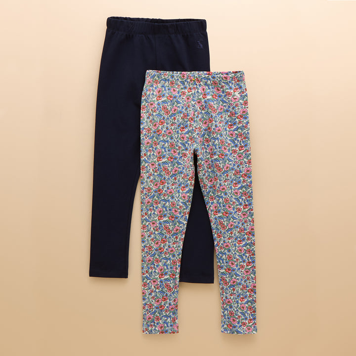 Joules Girls Dee Dee 2 Pack Leggings