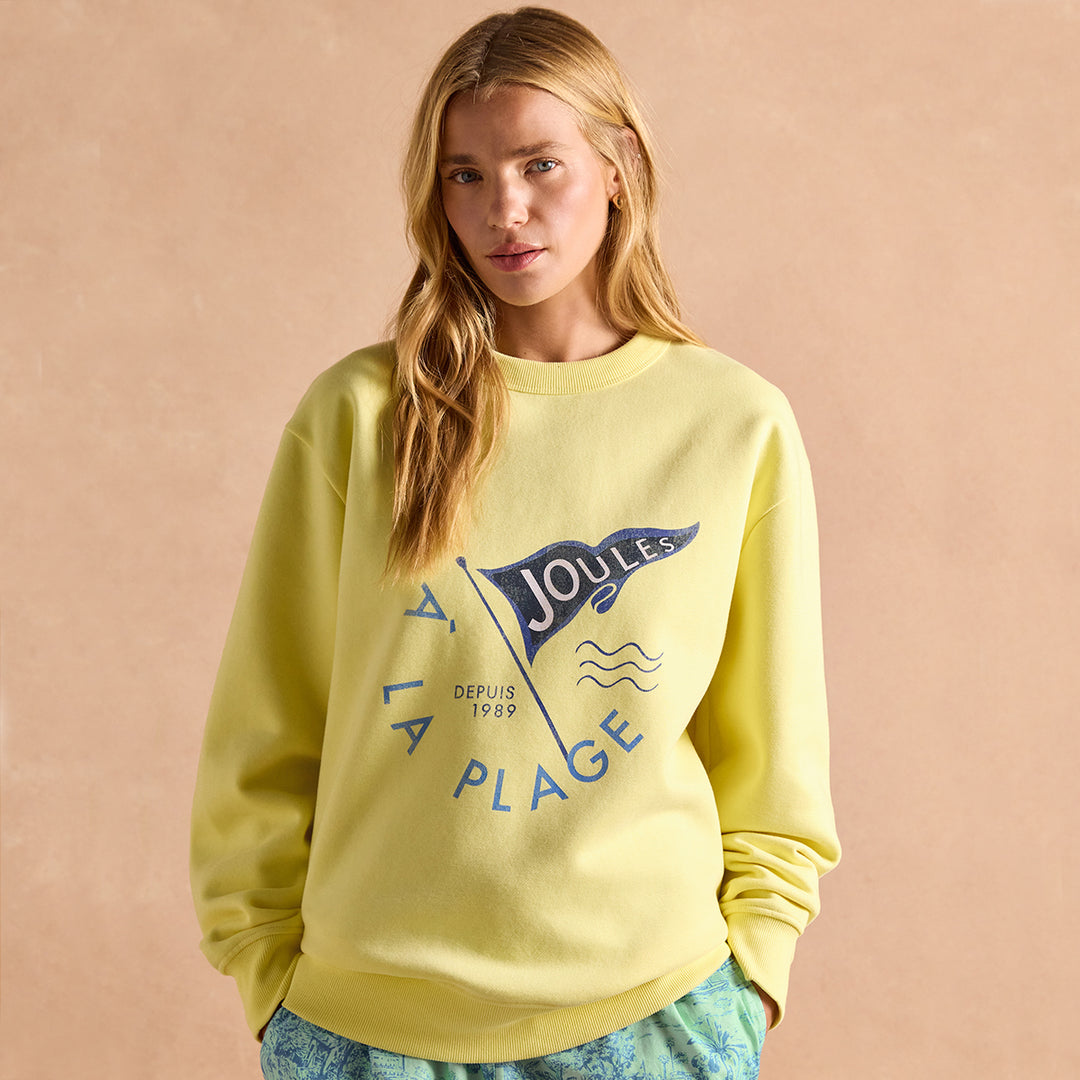 Joules Ladies Graphic Crew Sweat