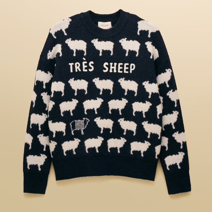 Joules Ladies Tres Sheep Jumper