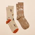 Joules Mens Kinsbury Two Pack Socks