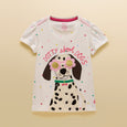 Joules Girls Astra Guinea Pig Print Top