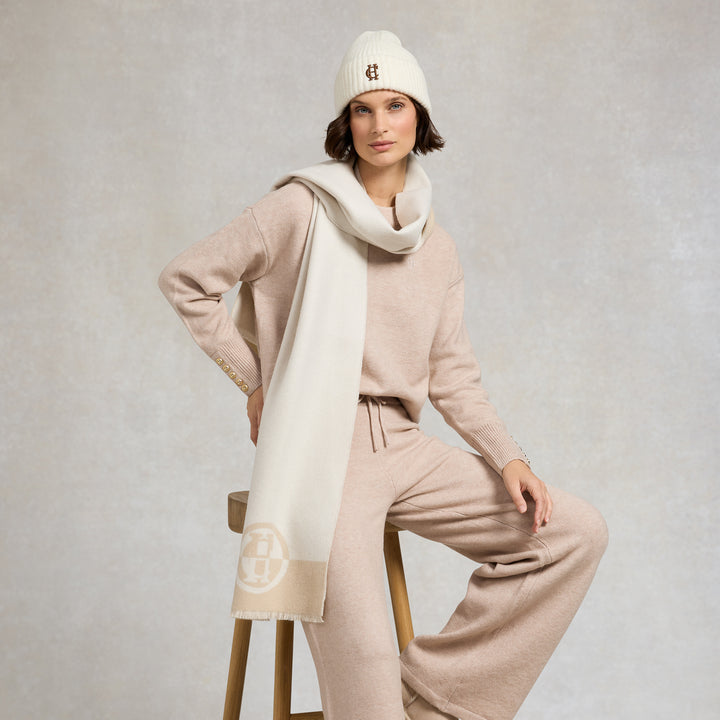 Holland Cooper Ladies Jacquard Scarf