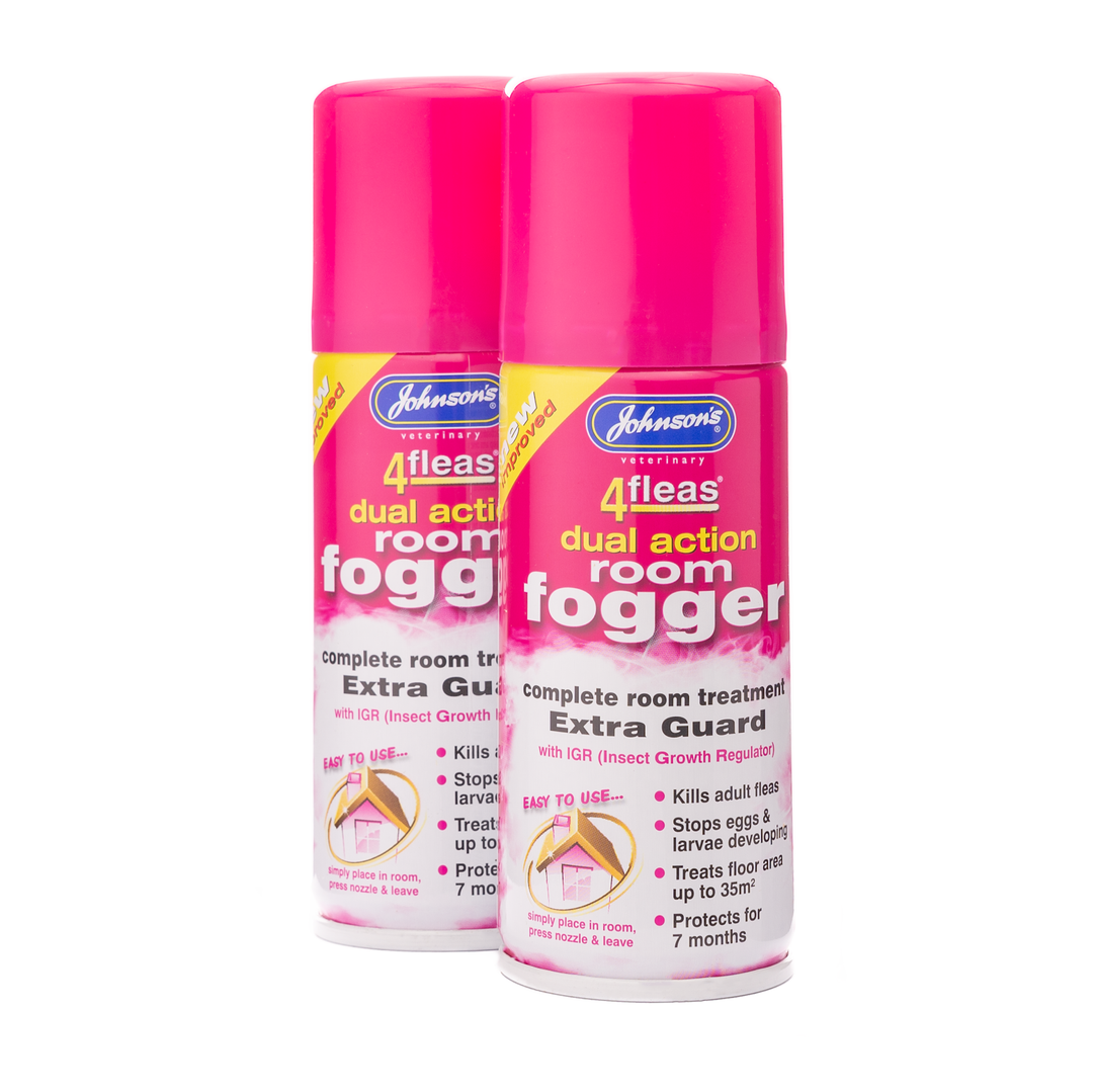 Johnsons 4Fleas Fogger Room Treatment 2 x 100ml