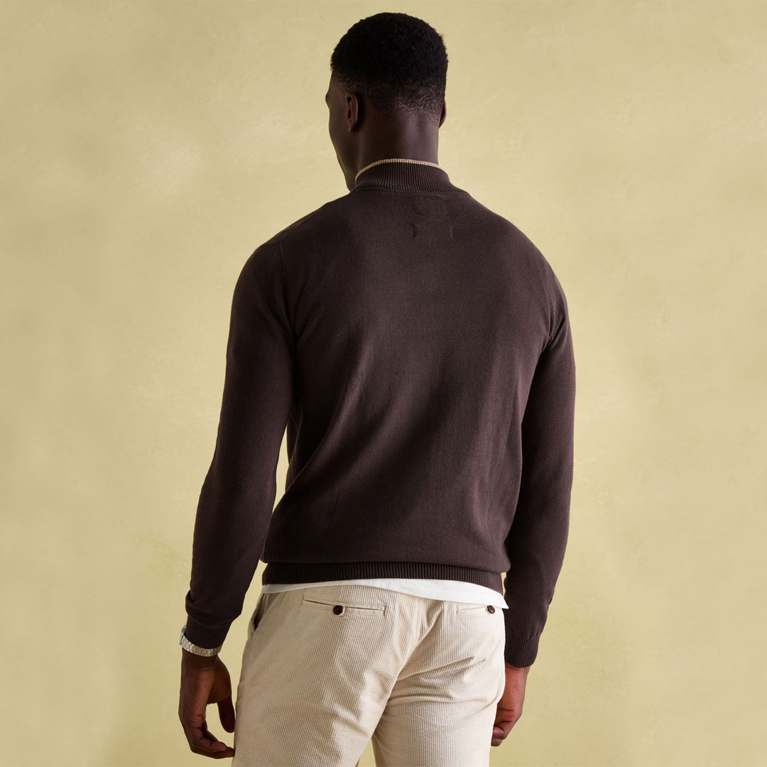 Joules Mens Hillside 1/4 Zip Jumper Back