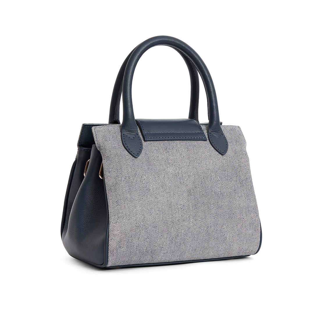 Fairfax & Favor Ladies Limited Edition Denim Suede Mini Windsor Handbag