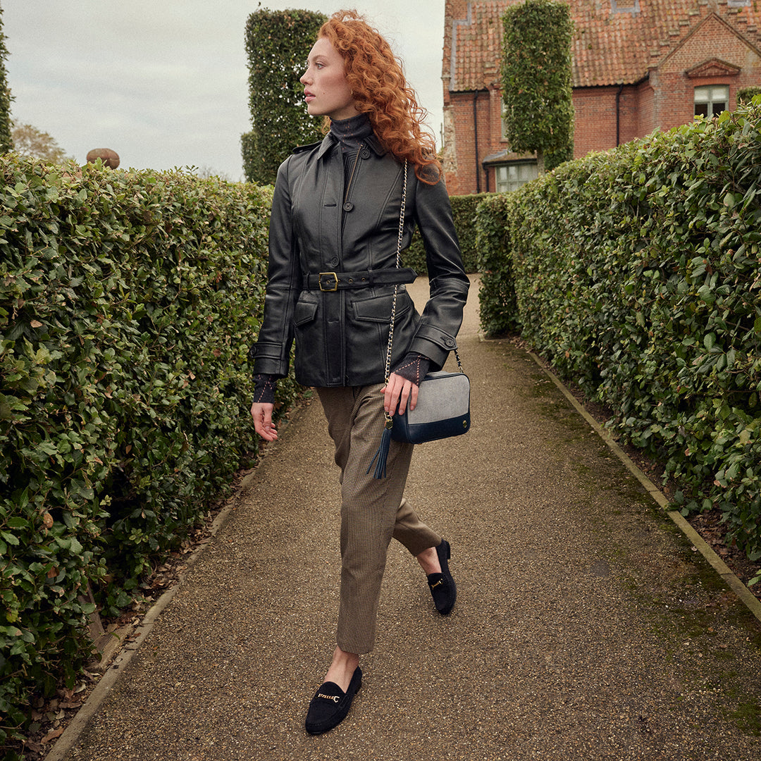 Fairfax & Favor Ladies Finsbury Limited Edition Denim Cross Body Bag