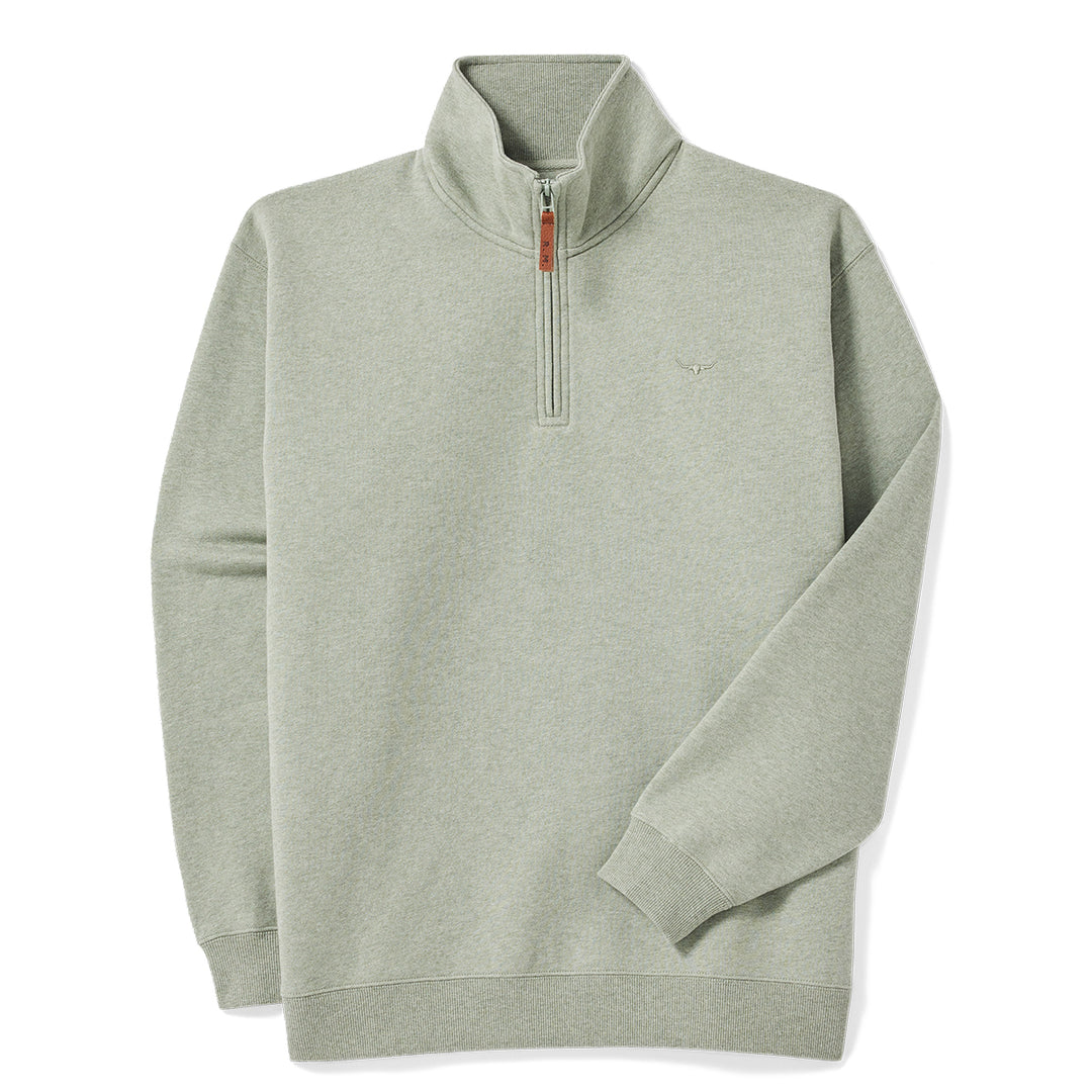 R M Williams Mens Mulyungarie 1/4 Zip Sweatshirt