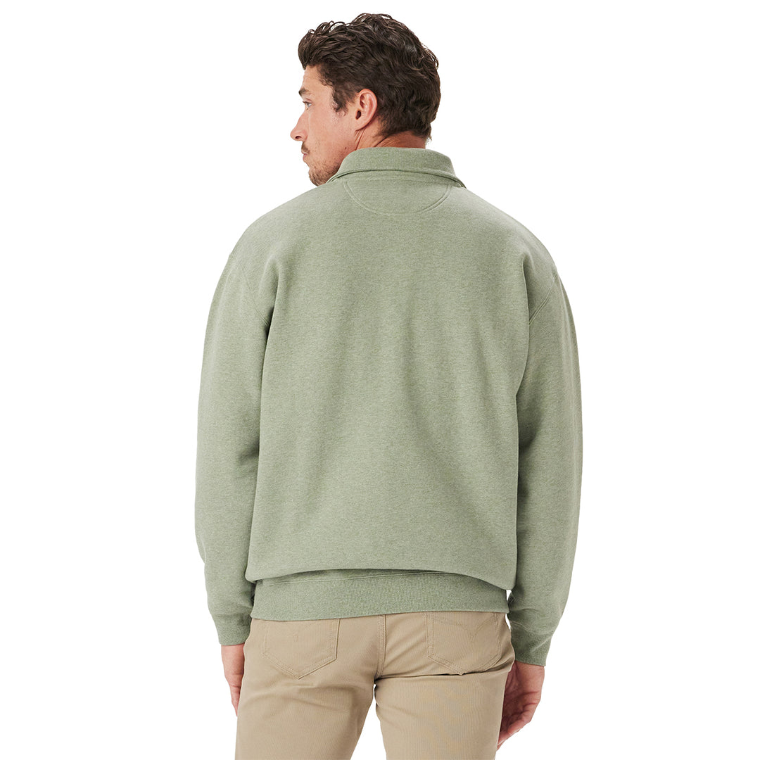 R M Williams Mens Mulyungarie 1/4 Zip Sweatshirt