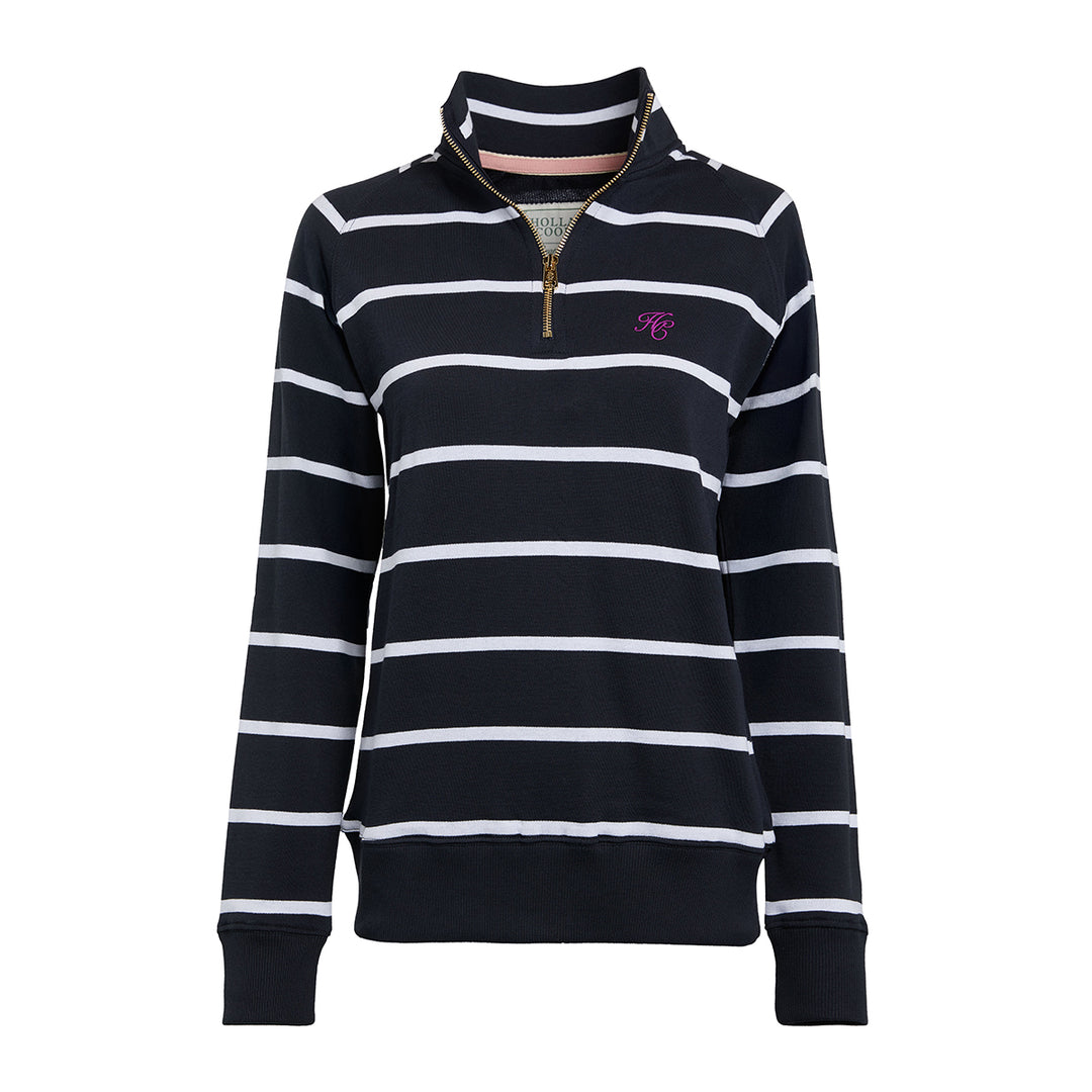 Holland Cooper Ladies Kingham Quarter Zip Neck Sweat