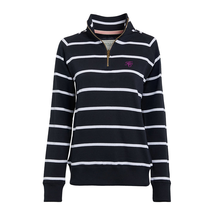 Holland Cooper Ladies Kingham Quarter Zip Neck Sweat