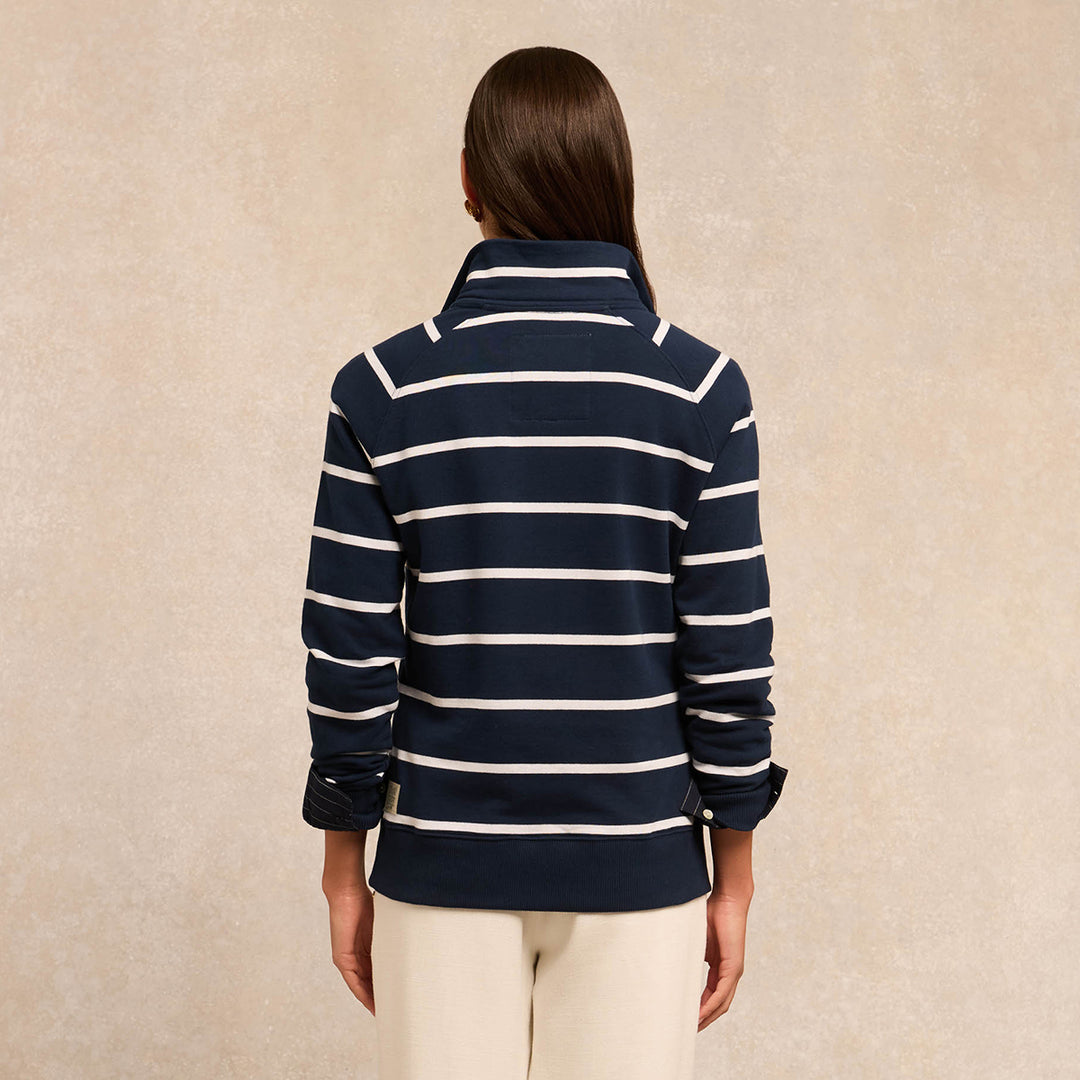 Holland Cooper Ladies Kingham Quarter Zip Neck Sweat