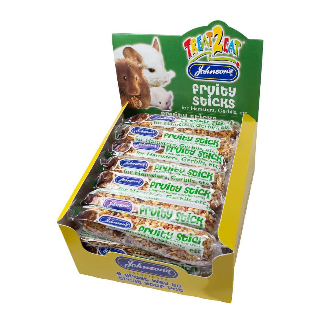 Johnsons Veterinary Products Hamster & Gerbil Fruity Sticks