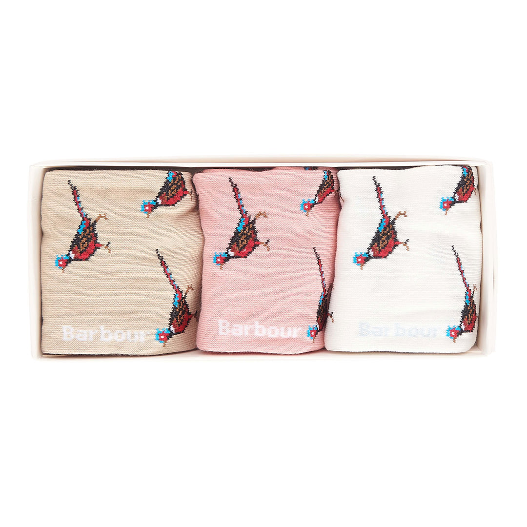 Barbour Ladies Pheasant Sock Gift Set
