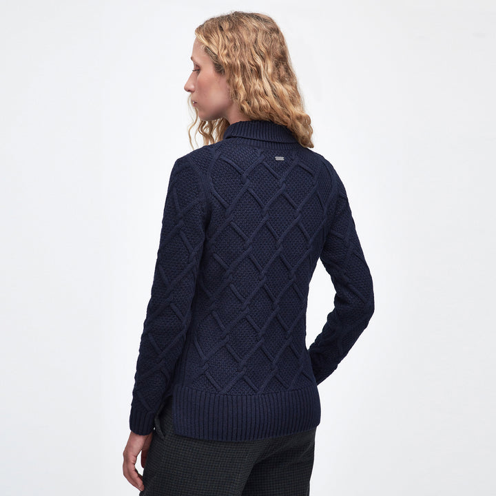 Barbour Ladies Burne Roll Neck Knitted Jumper