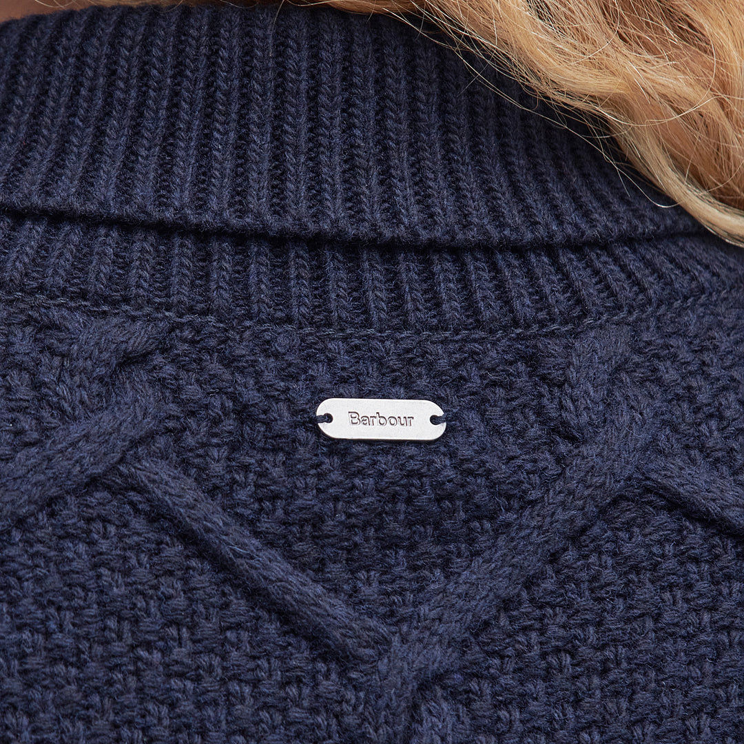 Barbour Ladies Burne Roll Neck Knitted Jumper