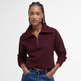 Barbour Ladies Lavensdale Half Zip Knitted Jumper