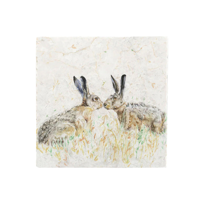Country Creation Large Trivet - Hare 'n' Kisses