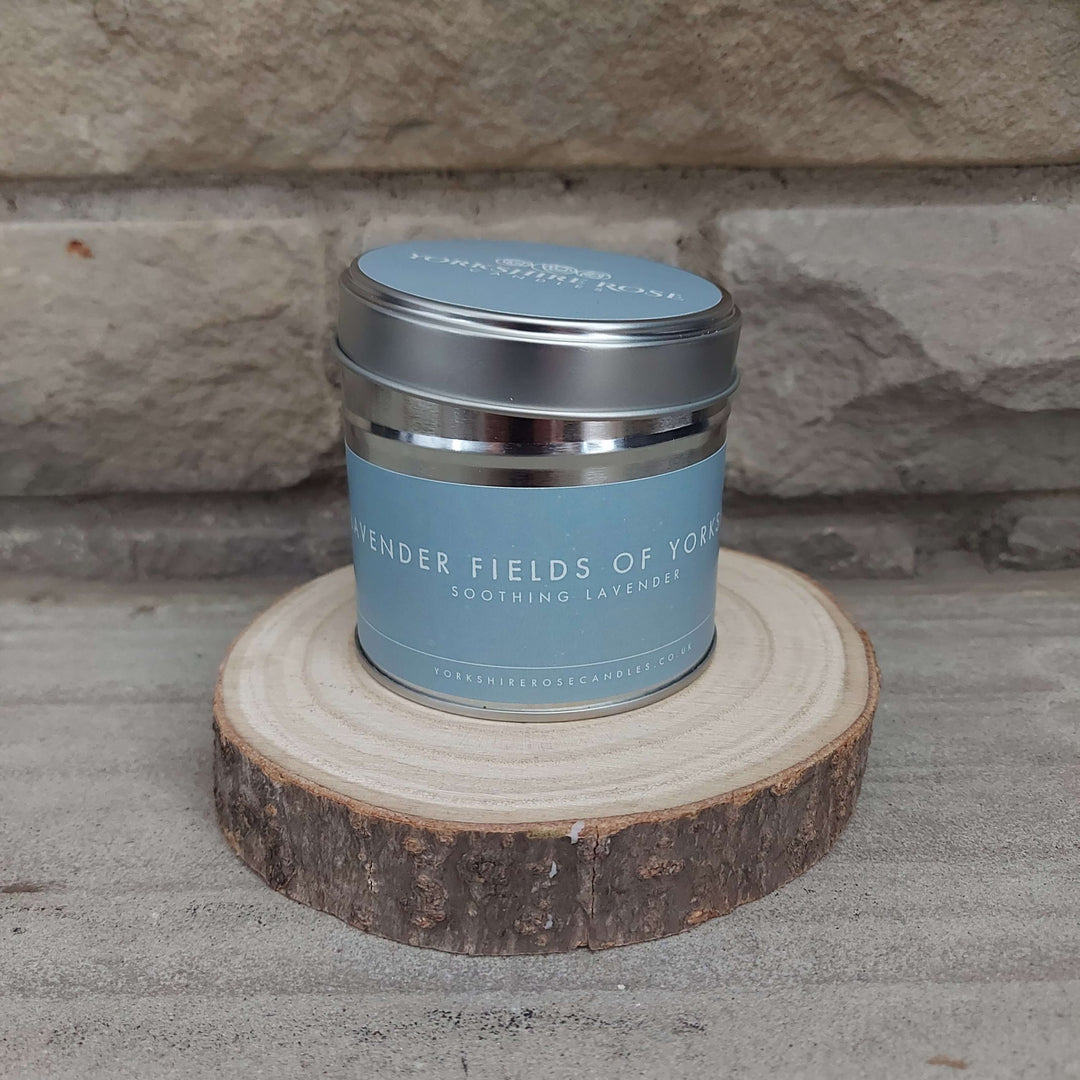 Yorkshire Rose Candles Yorkshire Lavender Fields Tin Candle