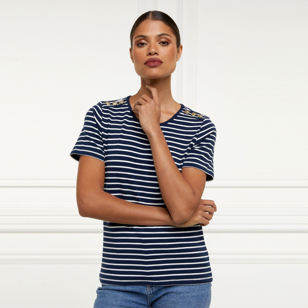 Holland Cooper Ladies Padstow Crew Neck Tee
