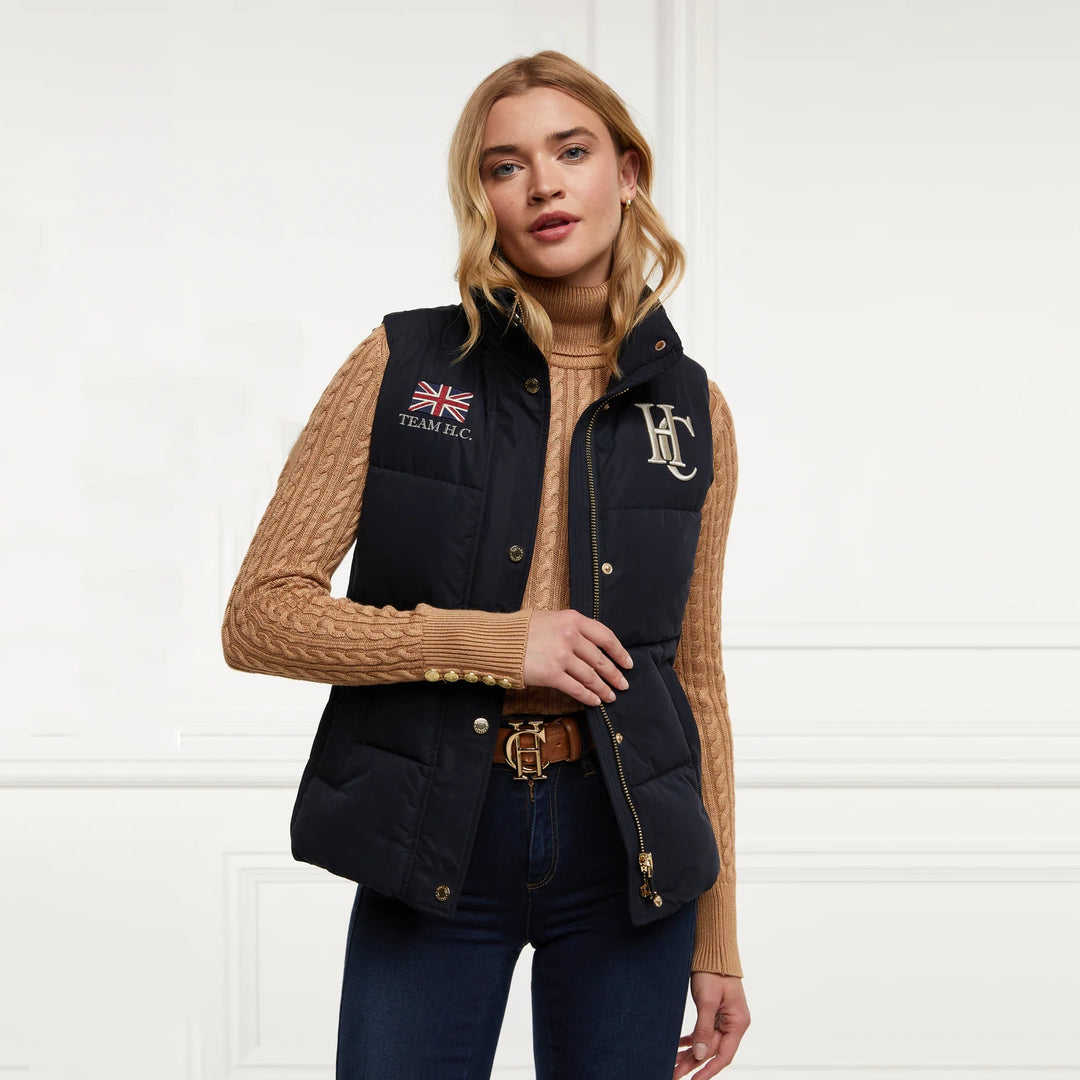 Holland Cooper Ladies Team Hooded Gilet