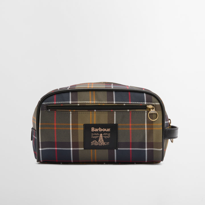 Barbour Mens Tartan Washbag