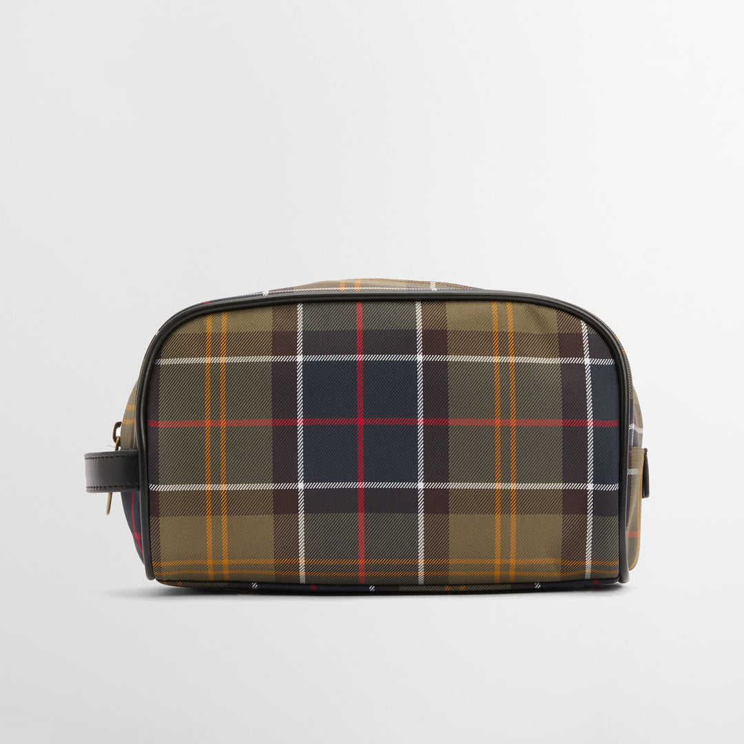 Barbour Mens Tartan Washbag