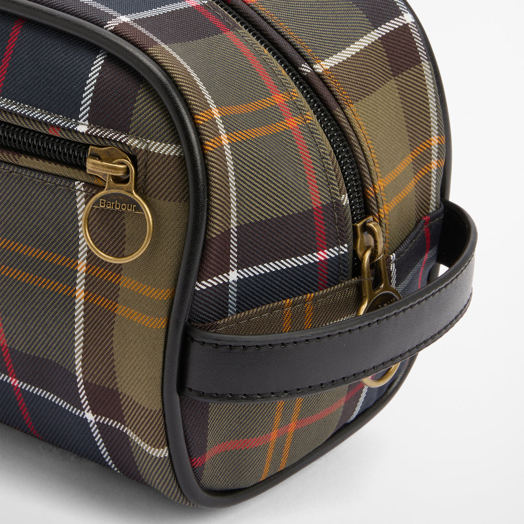 Barbour Mens Tartan Washbag
