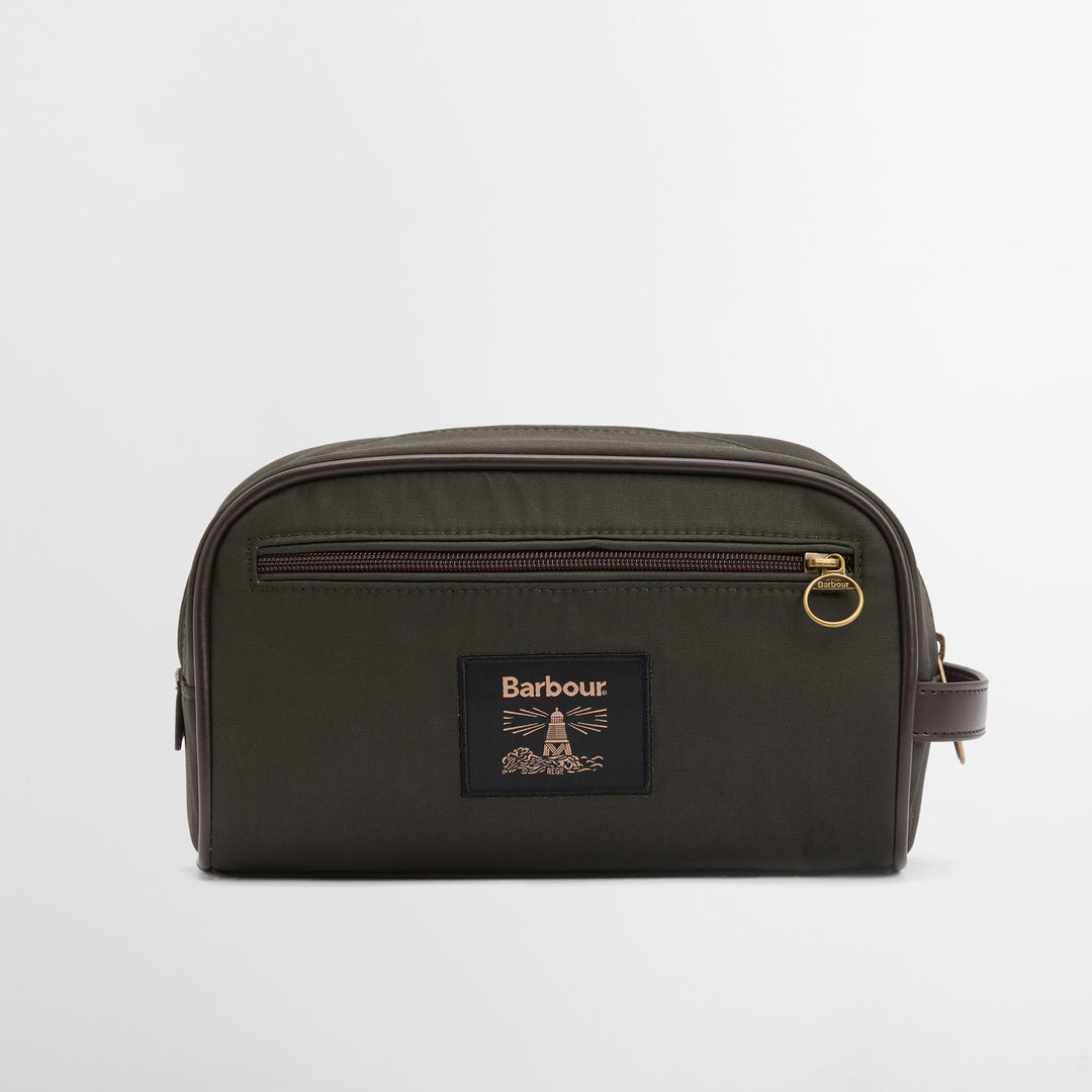 Barbour Mens Wax Washbag