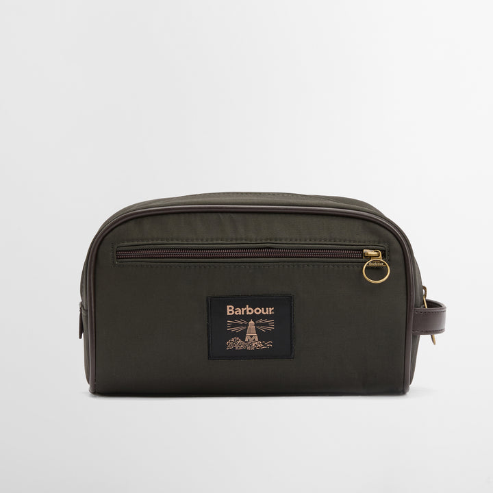 Barbour Mens Wax Washbag