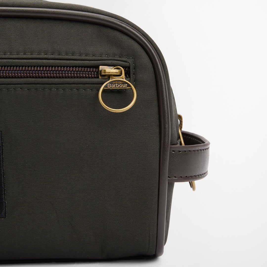 Barbour Mens Wax Washbag