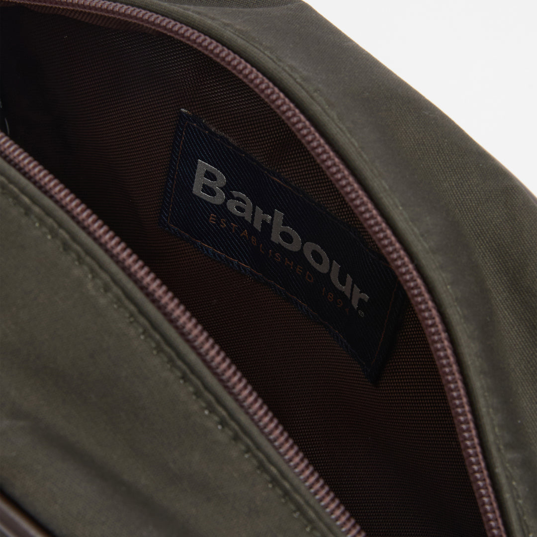 Barbour Mens Wax Washbag