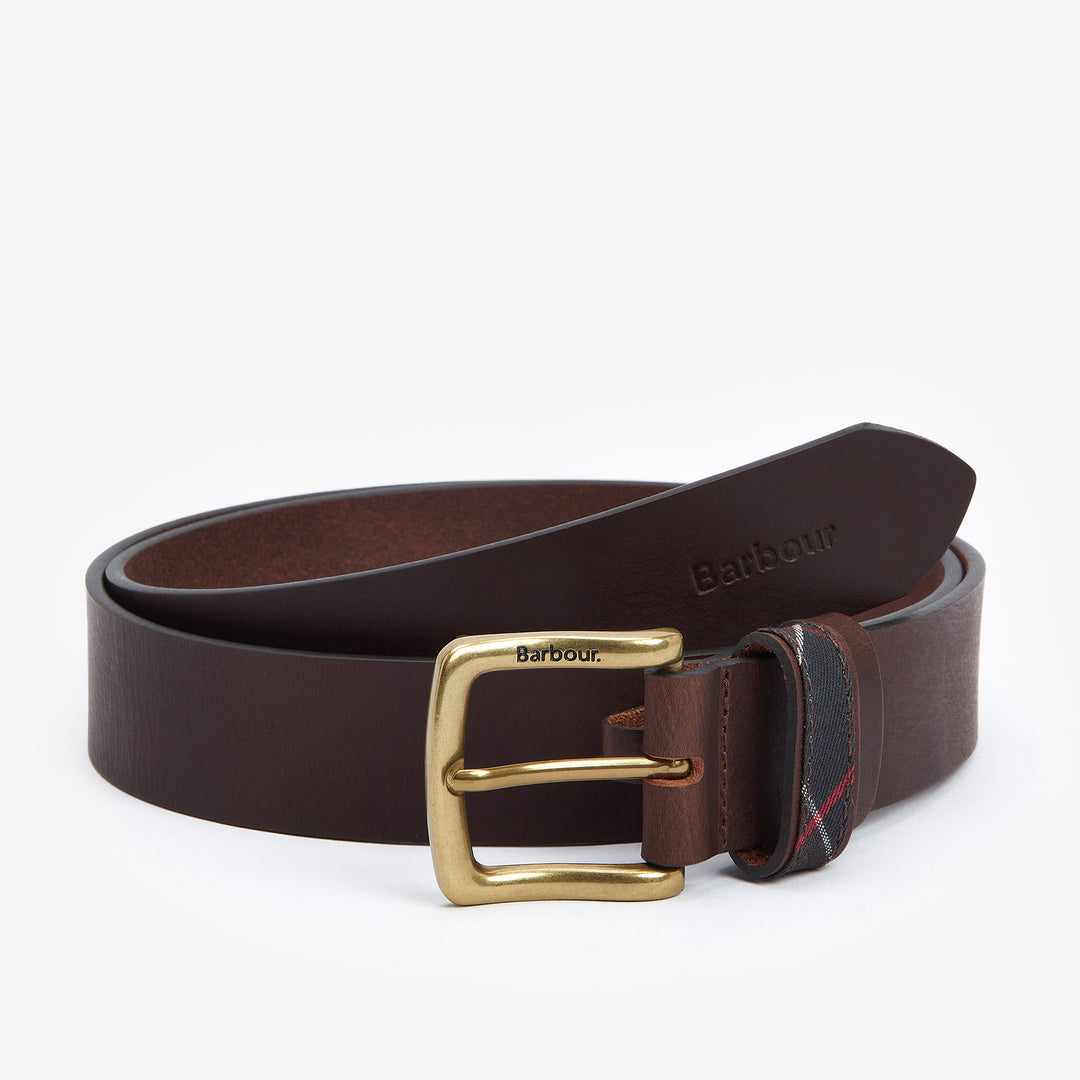 Barbour Mens Esk Leather Belt