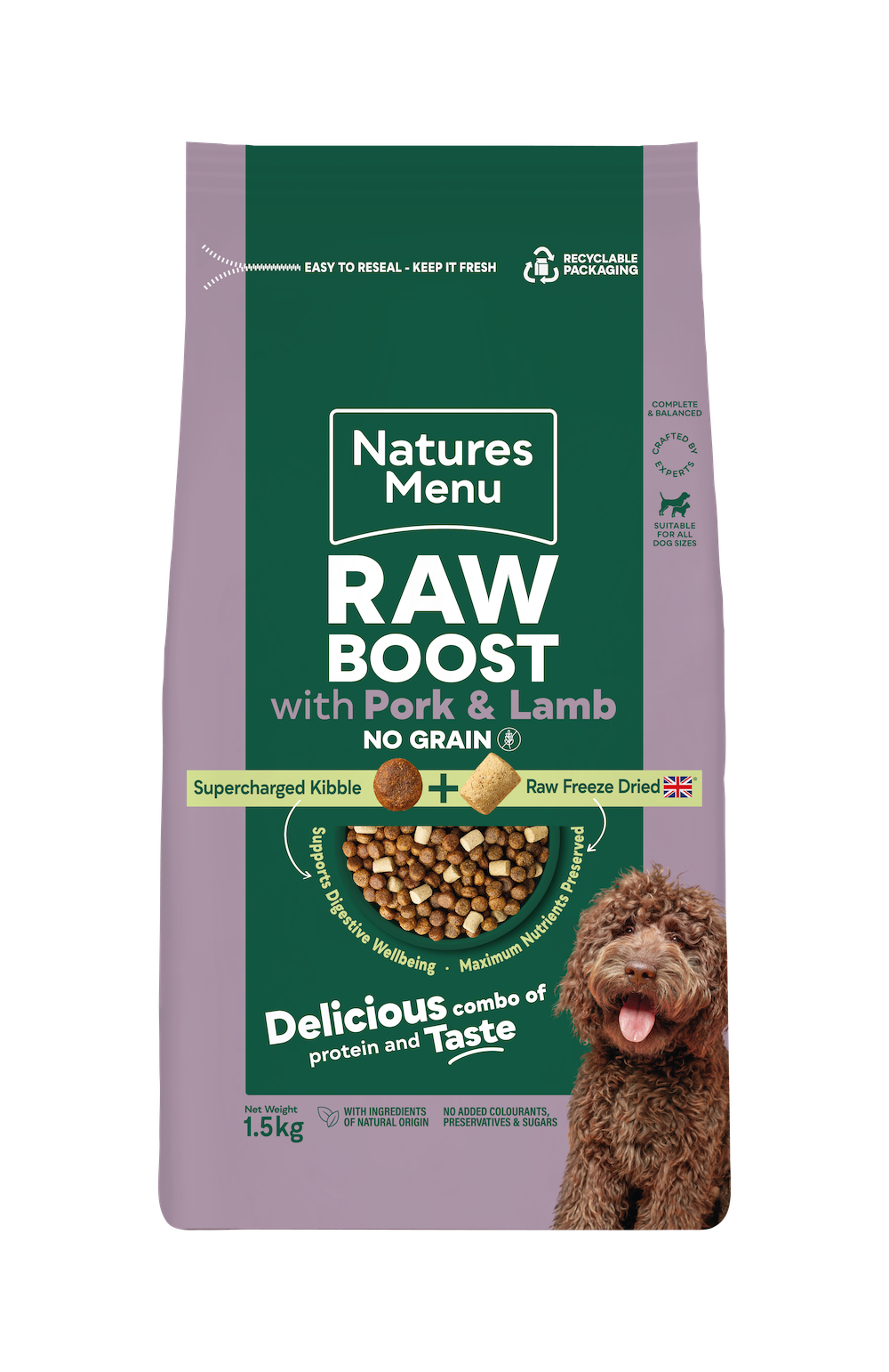 Natures Menu Raw Boost with Pork & Lamb