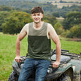 Ridgeline Mens Backslider Singlet Top
