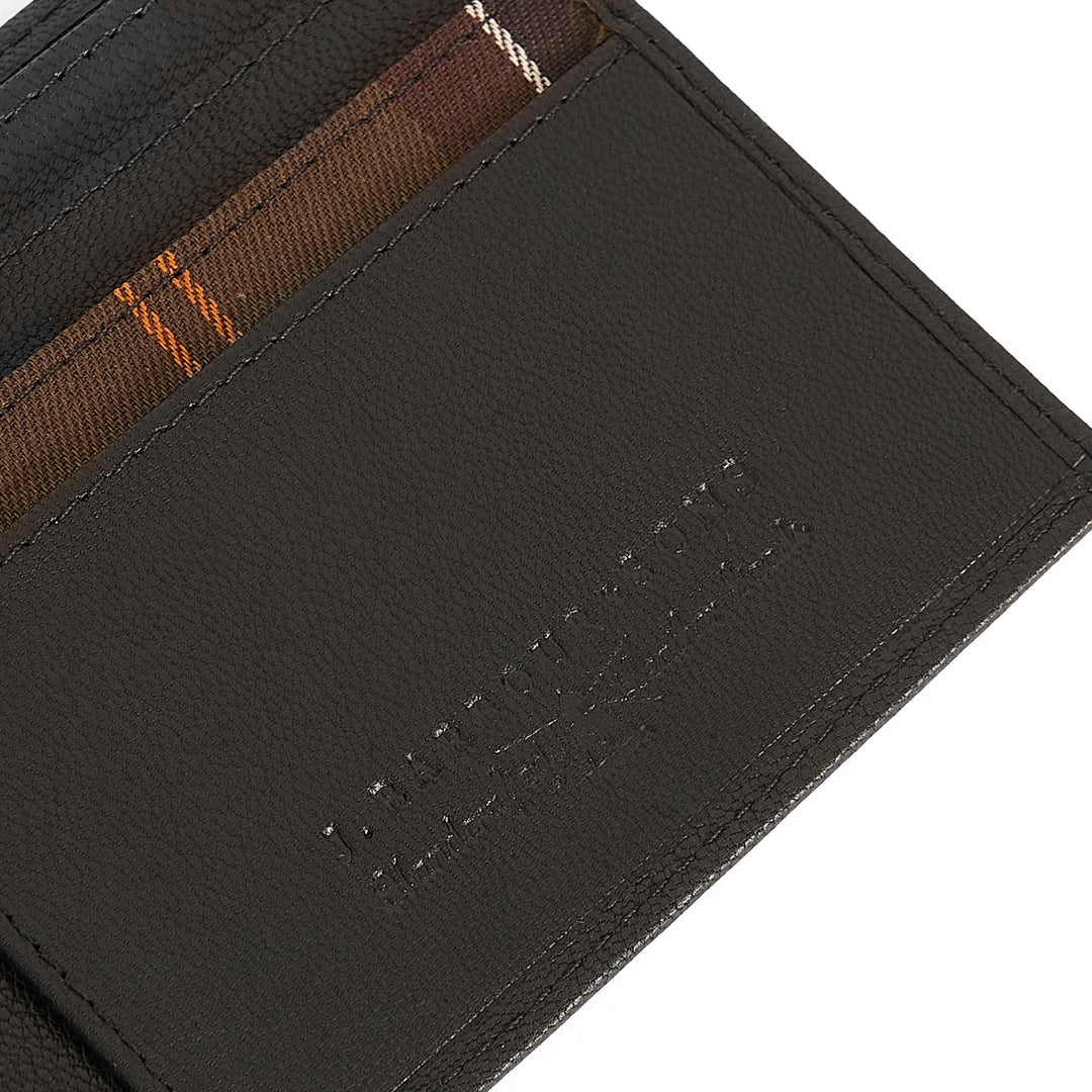 Barbour Leather/Tartan Wallet & Card Holder Gift Set