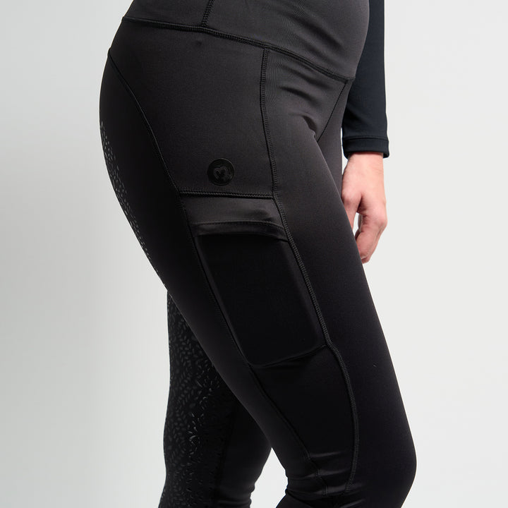 Millbry Hill Ladies Riding Tights with Gel Full Seat