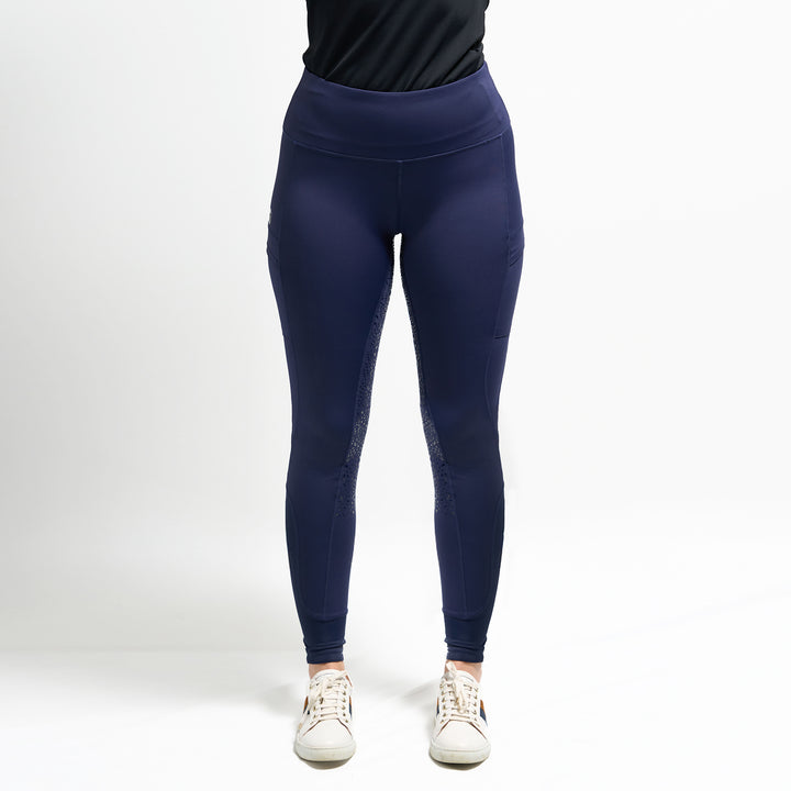 Millbry Hill Ladies Riding Tights with Gel Full Seat